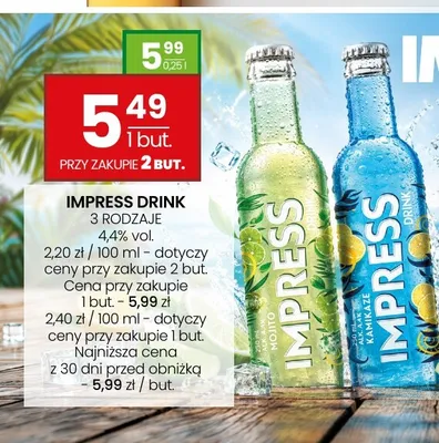 Drink Impress Mojito promocja w Twój Market