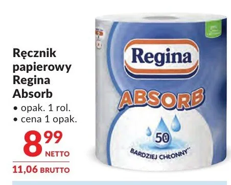 Ręcznik papierowy Regina Absorb promocja w Makro