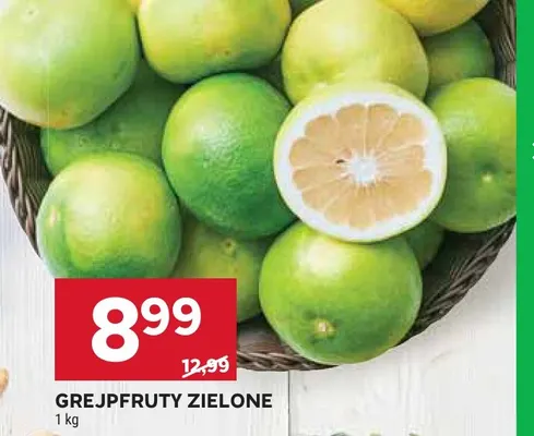 Grejpfruty zielone promocja w Stokrotka
