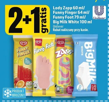 Lody Big Milk White Algida promocja w TOPAZ