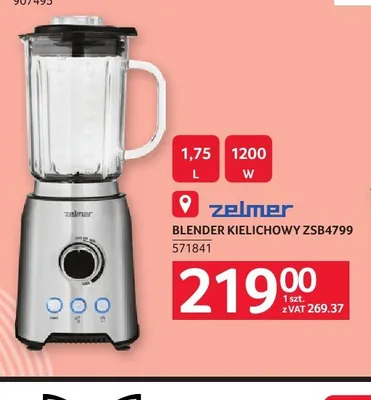 Blender kielichowy ZELMER ZSB4799 promocja w Selgros