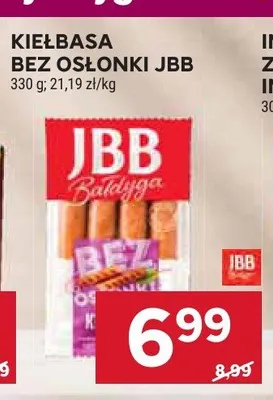 Kiełbasa bez osłonki JBB promocja w Stokrotka