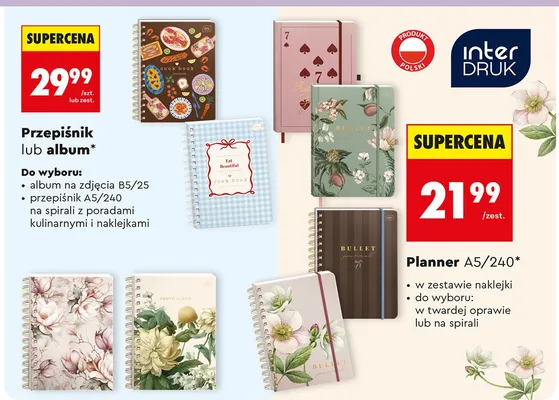 Przepiśnik lub album promocja w Biedronka