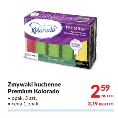 Zmywaki kuchenne Premium Kolorado promocja w Makro