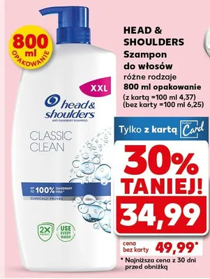 Szampon do włosów różne rodzaje promocja w Kaufland