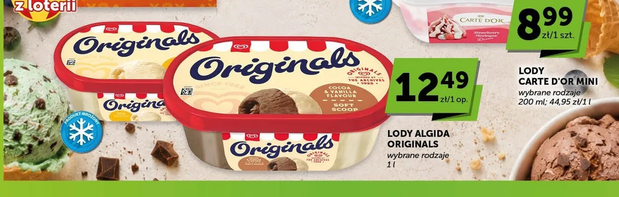 Lody Algida Originals Strawberry Meringue promocja w ABC