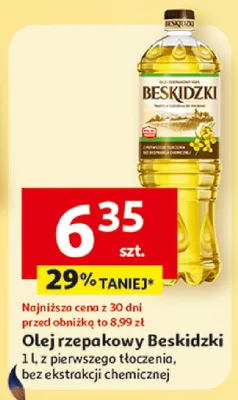 Olej rzepakowy Beskidzki promocja w Auchan