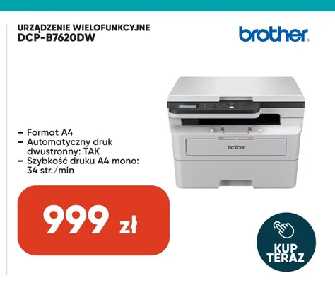 Urządzenie wielofunkcyjne Brother DCP-B7620DW promocja w Max Elektro