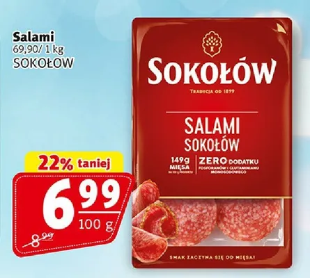 Salami Sokołów promocja w Prim Market