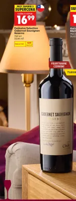 Wino czerwone Exclusive Selection Cabernet Sauvignon Reserva promocja w Biedronka