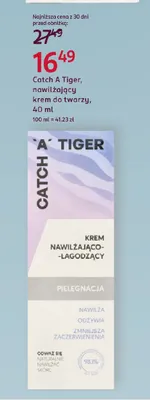Nawilżający krem do twarzy Catch A Tiger promocja w Rossmann