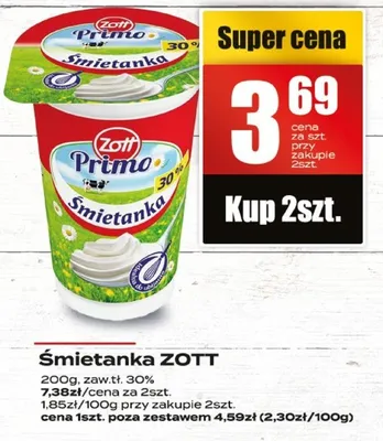 Śmietanka promocja w Supeco