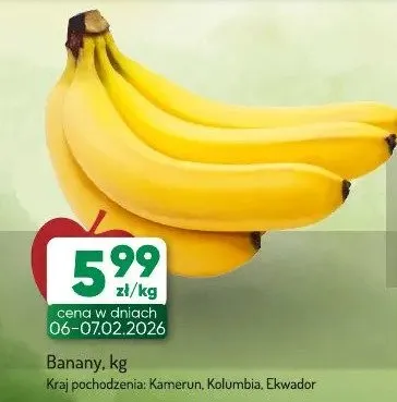 Banany, kg promocja w Avita