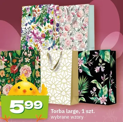 Torba large, wybrane wzory promocja w Twój Market