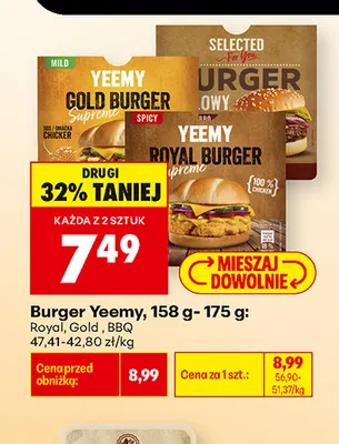 Burger Yeemy BBQ promocja w Biedronka