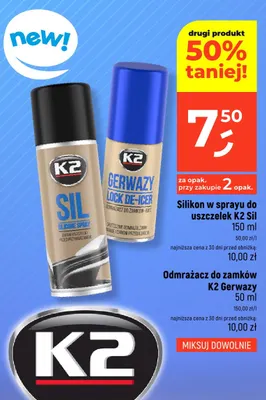 Odmrażacz do zamków K2 Gerwazy promocja w Dealz
