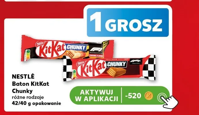 Baton Nestlé KitKat Chunky promocja w Kaufland