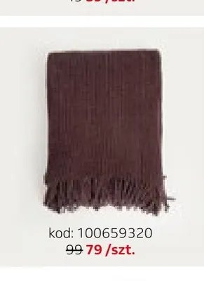 Pled z frędzlami promocja w Komfort
