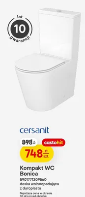Kompakt WC Bonica promocja w Castorama