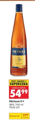 Metaxa 5* promocja w Biedronka