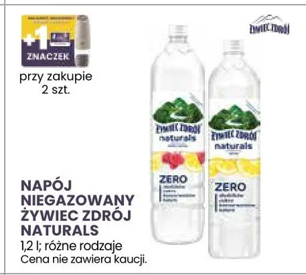 Napój niegazowany Żywiec Zdrój Naturals promocja w Stokrotka