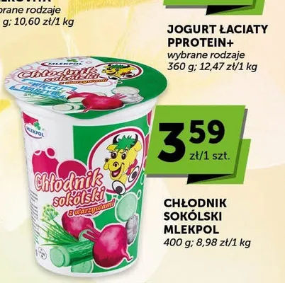 Chłodnik sokólski Mlekpol promocja w Euro Sklep