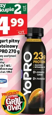 Jogurt pitny proteinowy YoPRO Danone promocja w TOPAZ