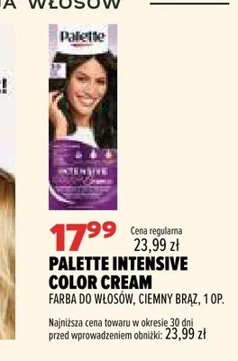 Farba do włosów Palette Intensive Color Cream ciemny brąz promocja w Drogerie Natura