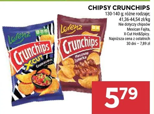 Chipsy Crunchips Lorenz promocja w Stokrotka