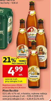 Piwo Bestbir promocja w Auchan