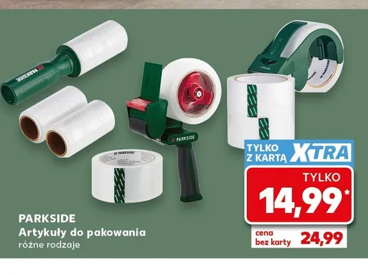 Artykuły do pakowania Parkside promocja w Kaufland