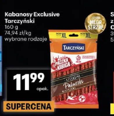 Kabanosy Exclusive Tarczyński promocja w Delikatesy Centrum