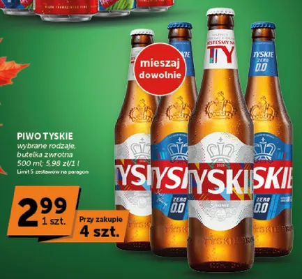 Piwo bezalkoholowe Tyskie promocja w ABC