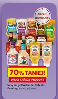 Sos do grilla Develey promocja w Auchan