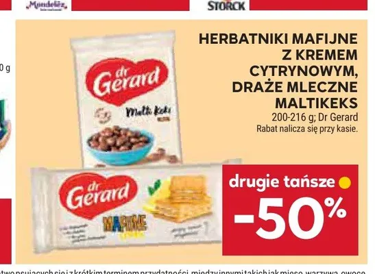 Draże mleczne Maltikeks Dr Gerard promocja w Stokrotka