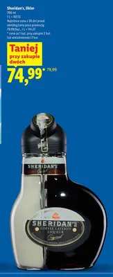 Likier Sheridan's promocja w Lidl