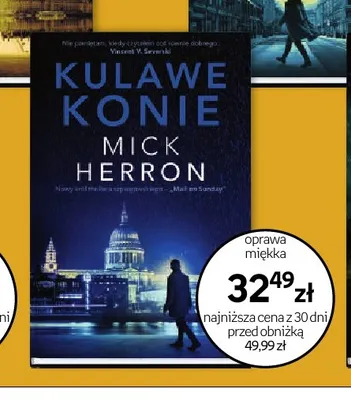 Książka Kulawe konie Mick Herron promocja w Empik