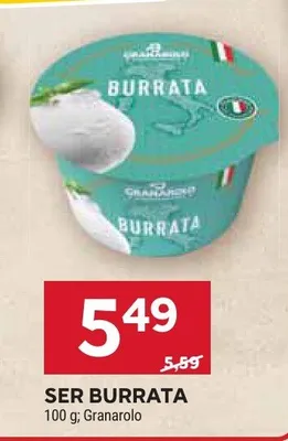 Ser burrata promocja w Stokrotka