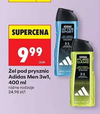 Żel pod prysznic Adidas Men 3w1 promocja w Biedronka