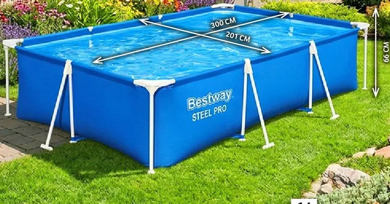 Basen ogrodowy Bestway Steel Pro 300x201x66cm promocja w Selgros