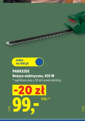Nożyce elektryczne Parkside promocja w Lidl