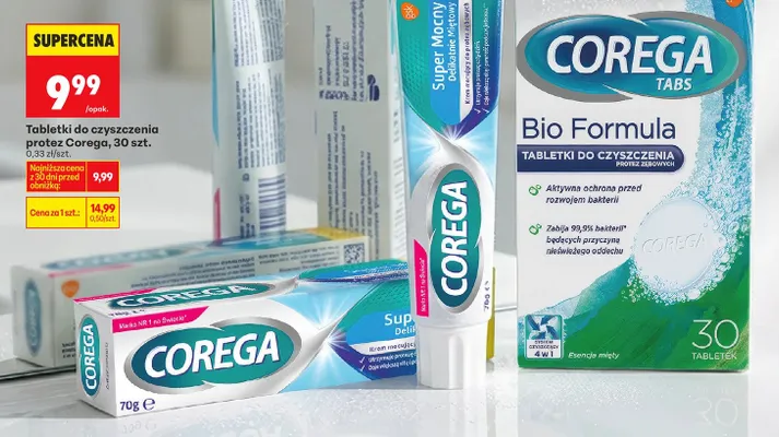 Tabletki do czyszczenia protez promocja w Biedronka