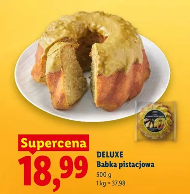 Babka pistacjowa Deluxe promocja w Lidl