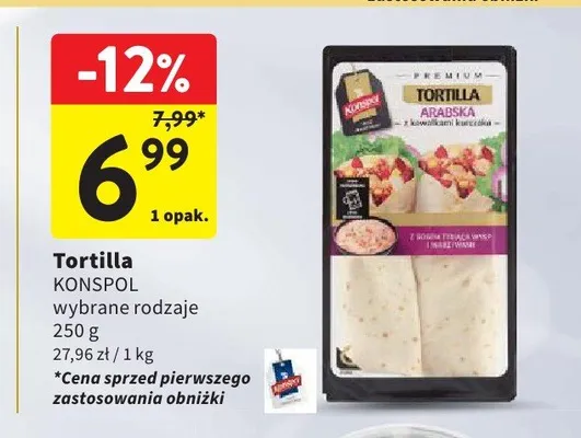 Tortilla KONSPOL promocja w Intermarche