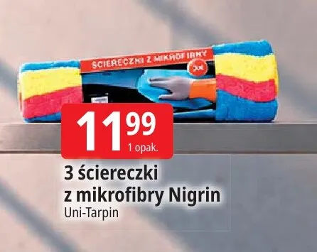 Ściereczki z mikrofibry Nigrin 3 szt. promocja w Leclerc
