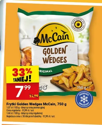 Frytki Golden Wedges McCain promocja w Twój Market
