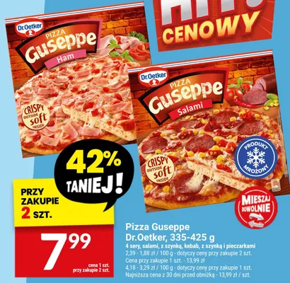 Pizza Guseppe z szynką promocja w Twój Market