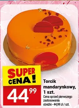 Torcik mandarynkowy promocja w Twój Market