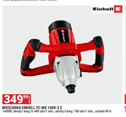 Mieszarka Einhell TC-MX 1400-2 E promocja w Merkury Market