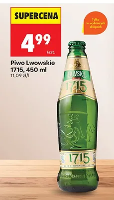 Piwo Lwowskie 1715 promocja w Biedronka
